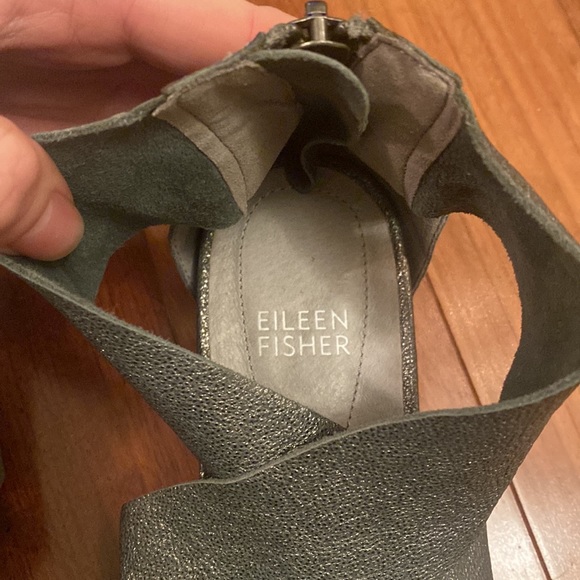 Eileen Fisher - sport sandal leather pewter (size 8.5) - Picture 4 of 4